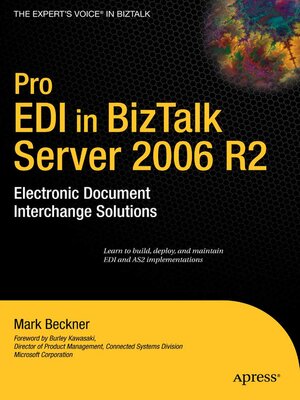 cover image of Pro EDI in BizTalk Server 2006 R2